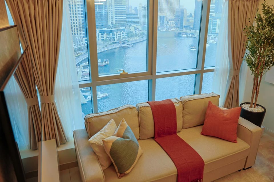 Living room, City view
