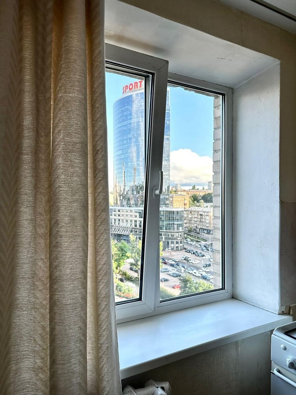 Ordinary 1 room with a gorgeous view Apartment in Kiev City - Kyiv