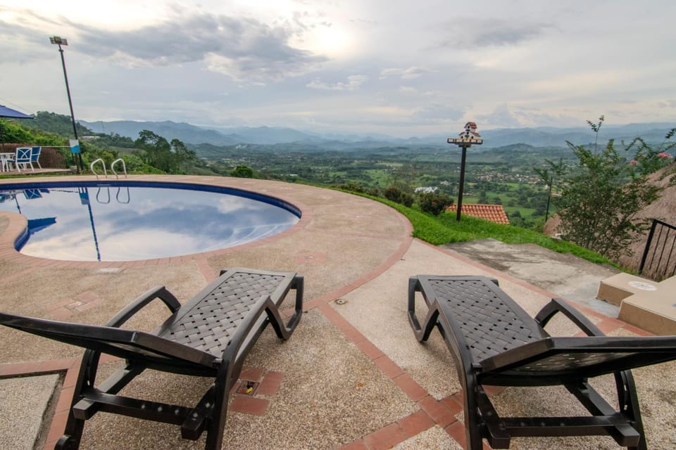 Mountain view, Pool view, Swimming pool