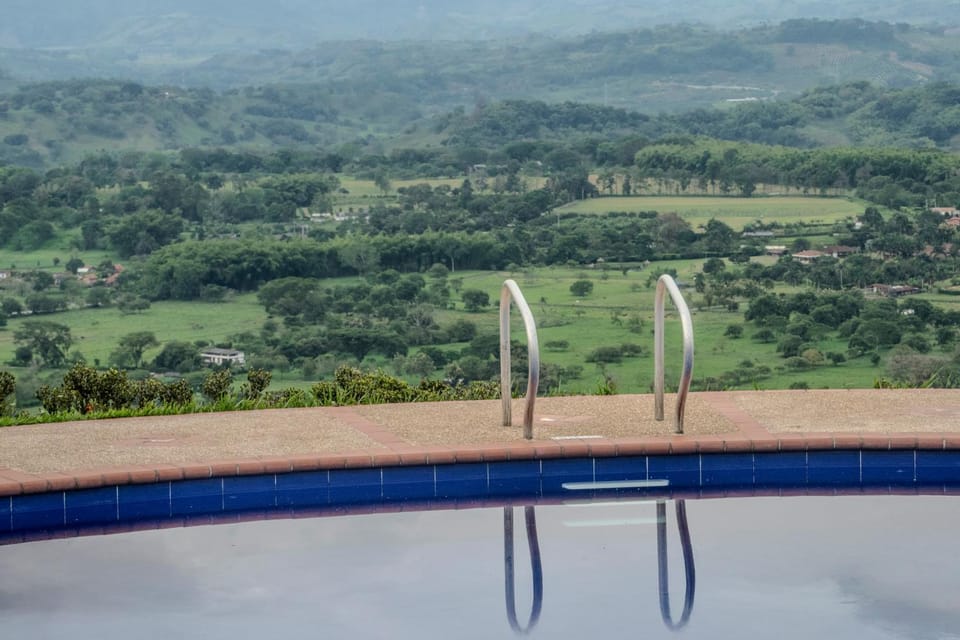 Natural landscape, Mountain view, Pool view, Swimming pool