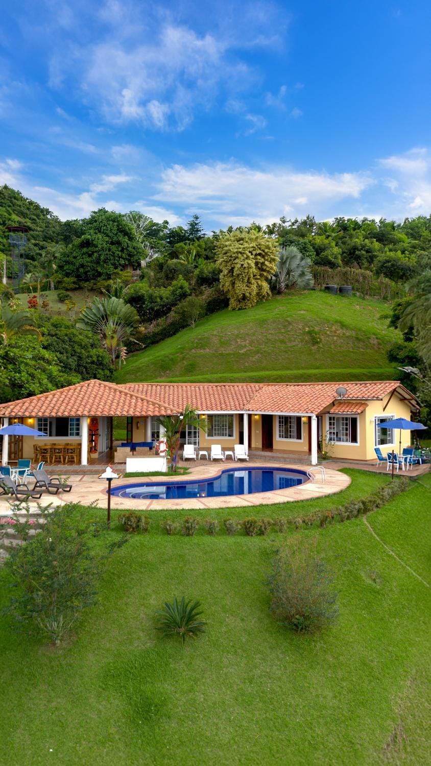 Spring, Natural landscape, Garden, Pool view, Swimming pool, sunbed