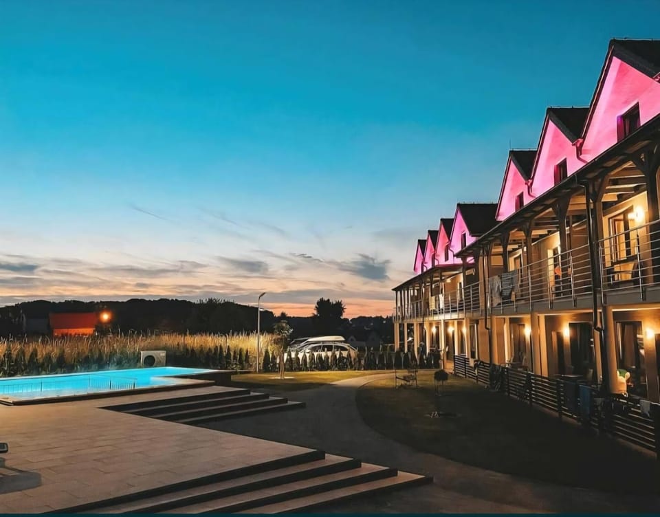 Property building, Pool view, Swimming pool