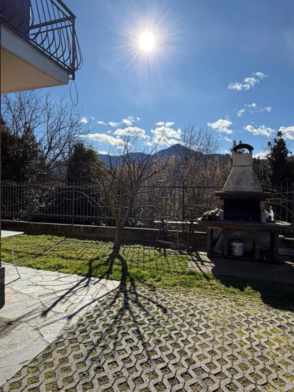 Property building, Spring, Day, Natural landscape, Mountain view