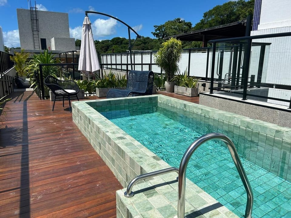Day, Natural landscape, Balcony/Terrace, Pool view, Swimming pool