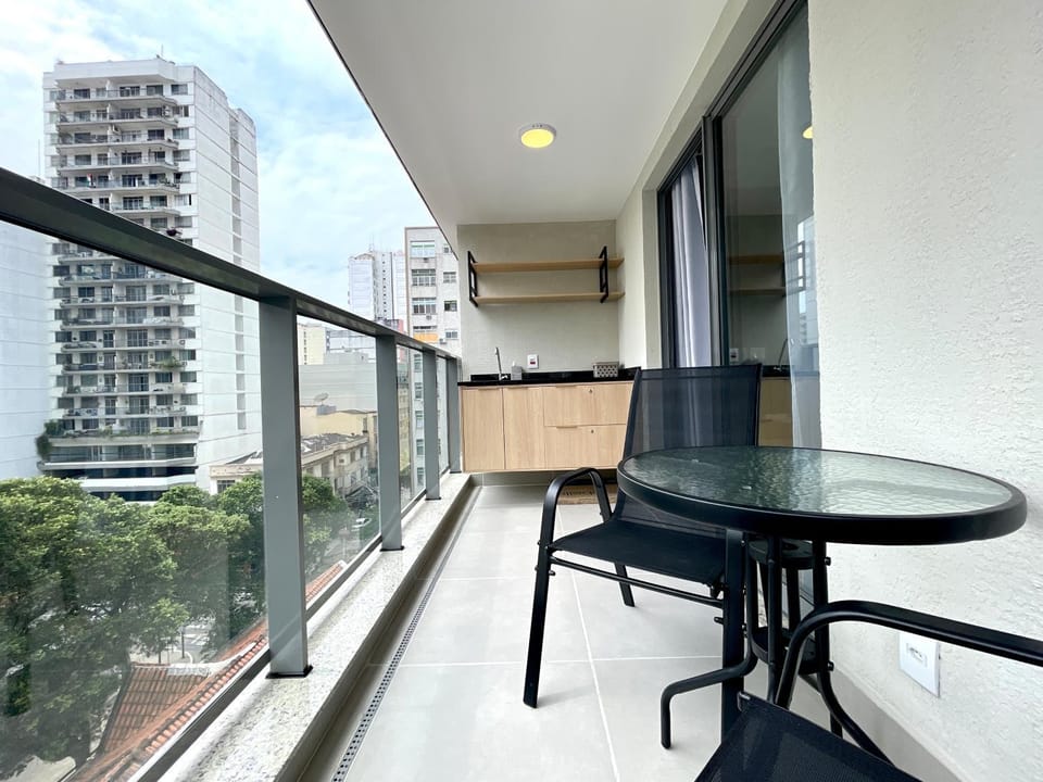 Apartamento Inteiro Novo Praia, 2 Varandas, Piscina e Vista Parcial MAC Apartment in Niterói