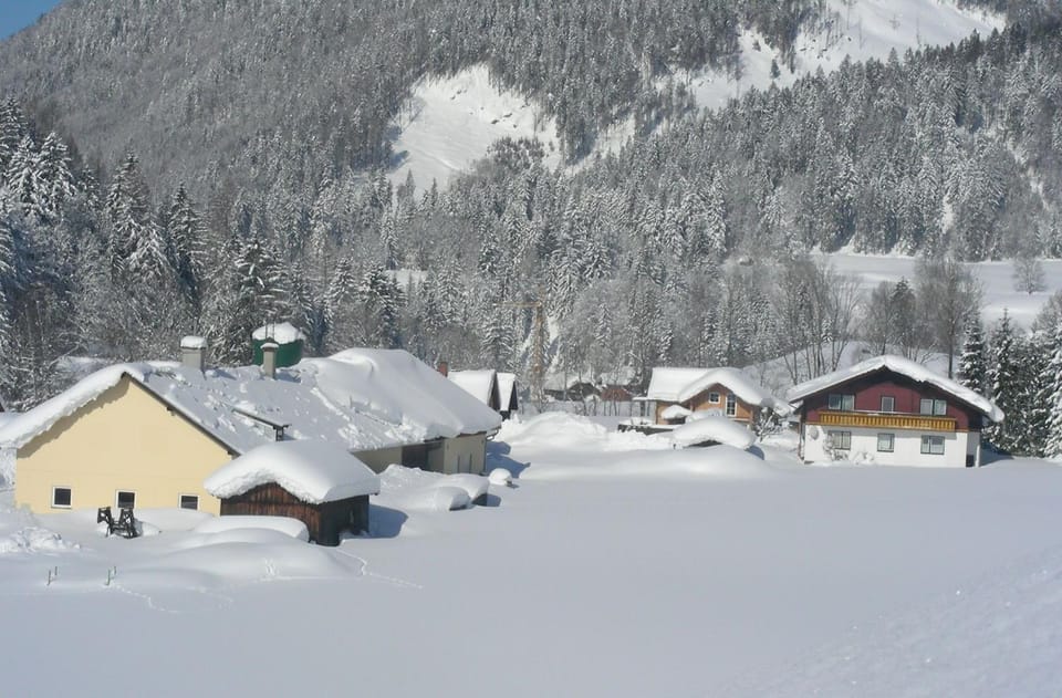 Day, Natural landscape, Winter, Mountain view