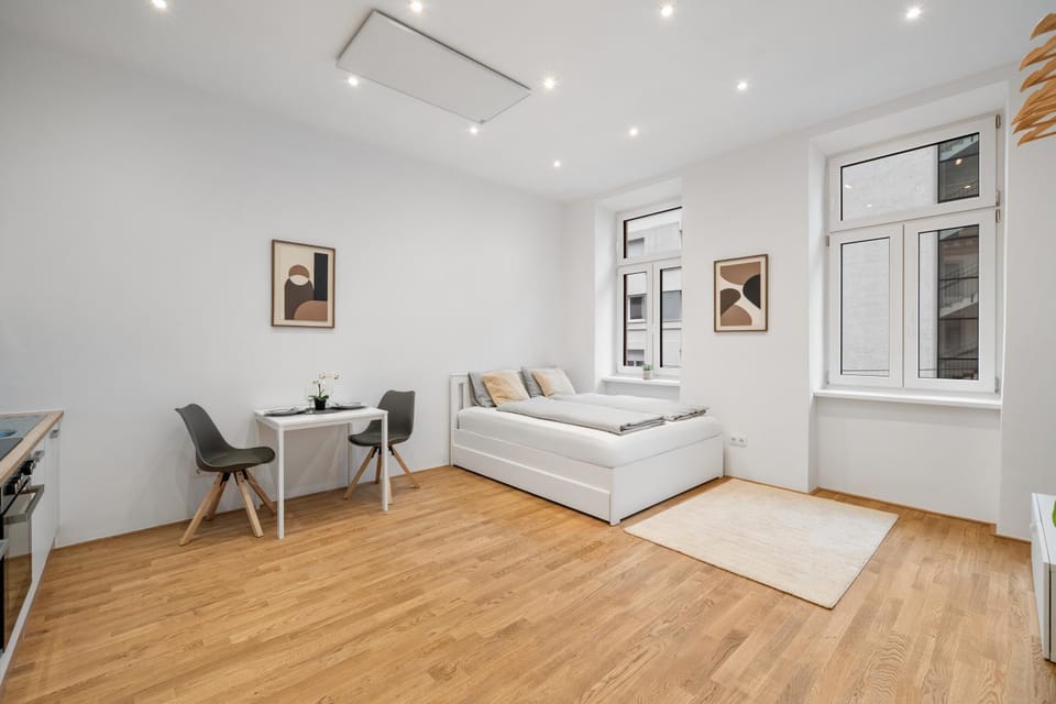 Bed, Living room, Photo of the whole room, Dining area, Bedroom, wardrobe