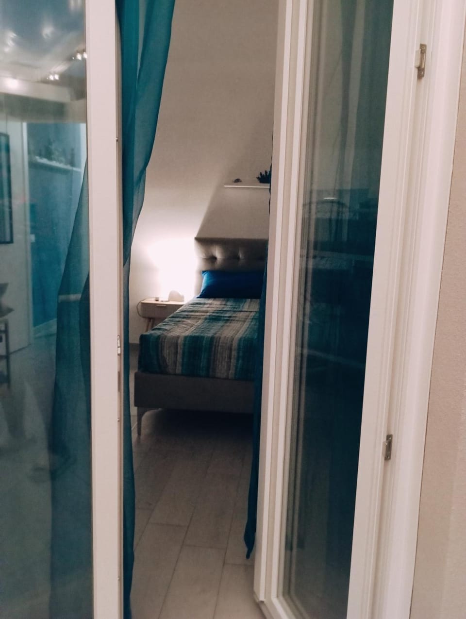 Property building, Living room, Bedroom