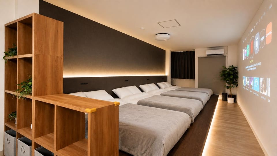 Bed, TV and multimedia, Bedroom