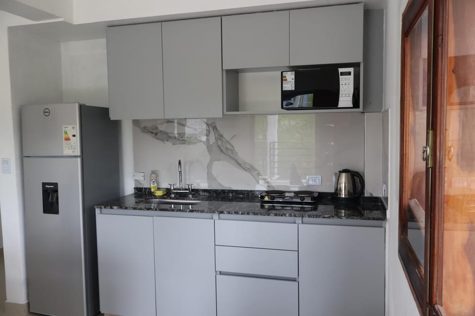 Kitchen or kitchenette, dishwasher, stove