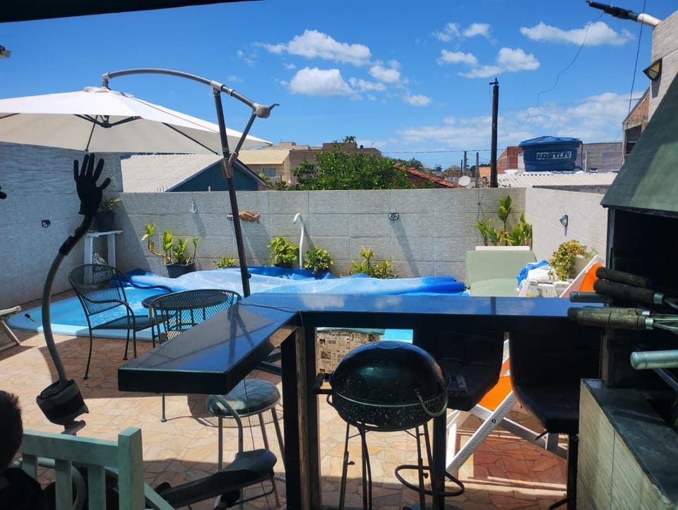 Patio, BBQ facilities, View (from property/room), Balcony/Terrace, Dining area, Swimming pool