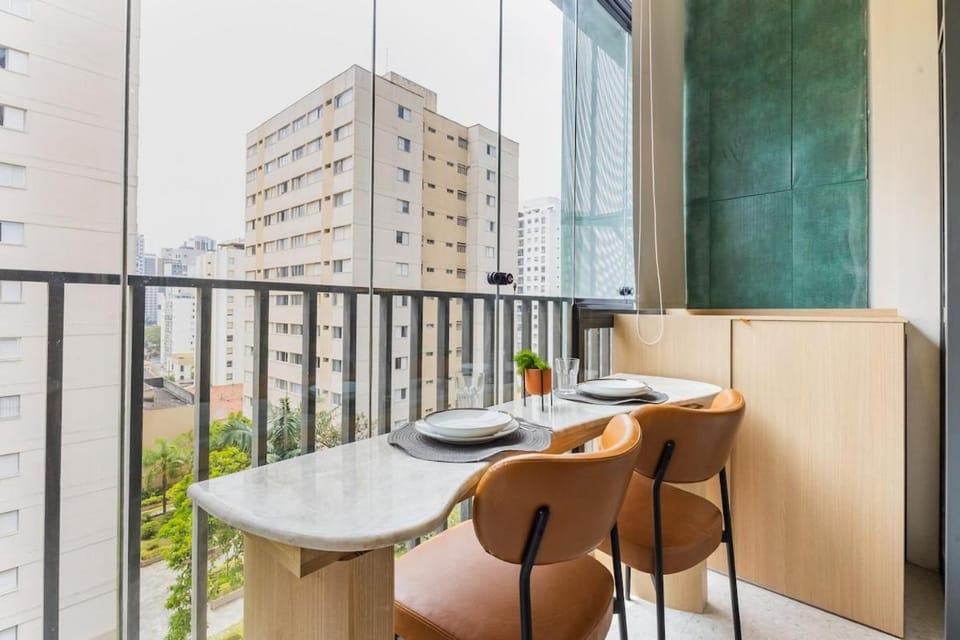 2 quartos 1 banheiro · AP Brooklin Luxo Mezanino 2quartos Cama queen e AC Apartment in Sao Paulo City