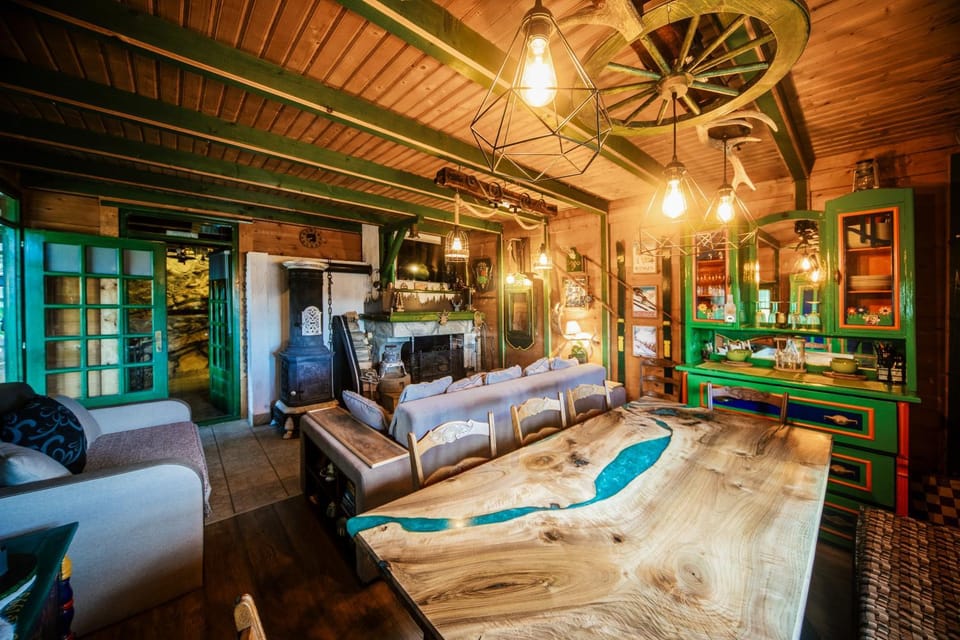 Living room, fireplace, furniture