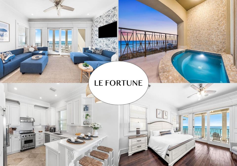 Le Fortune-Beach Front-Elevator-Luxury House in Miramar Beach