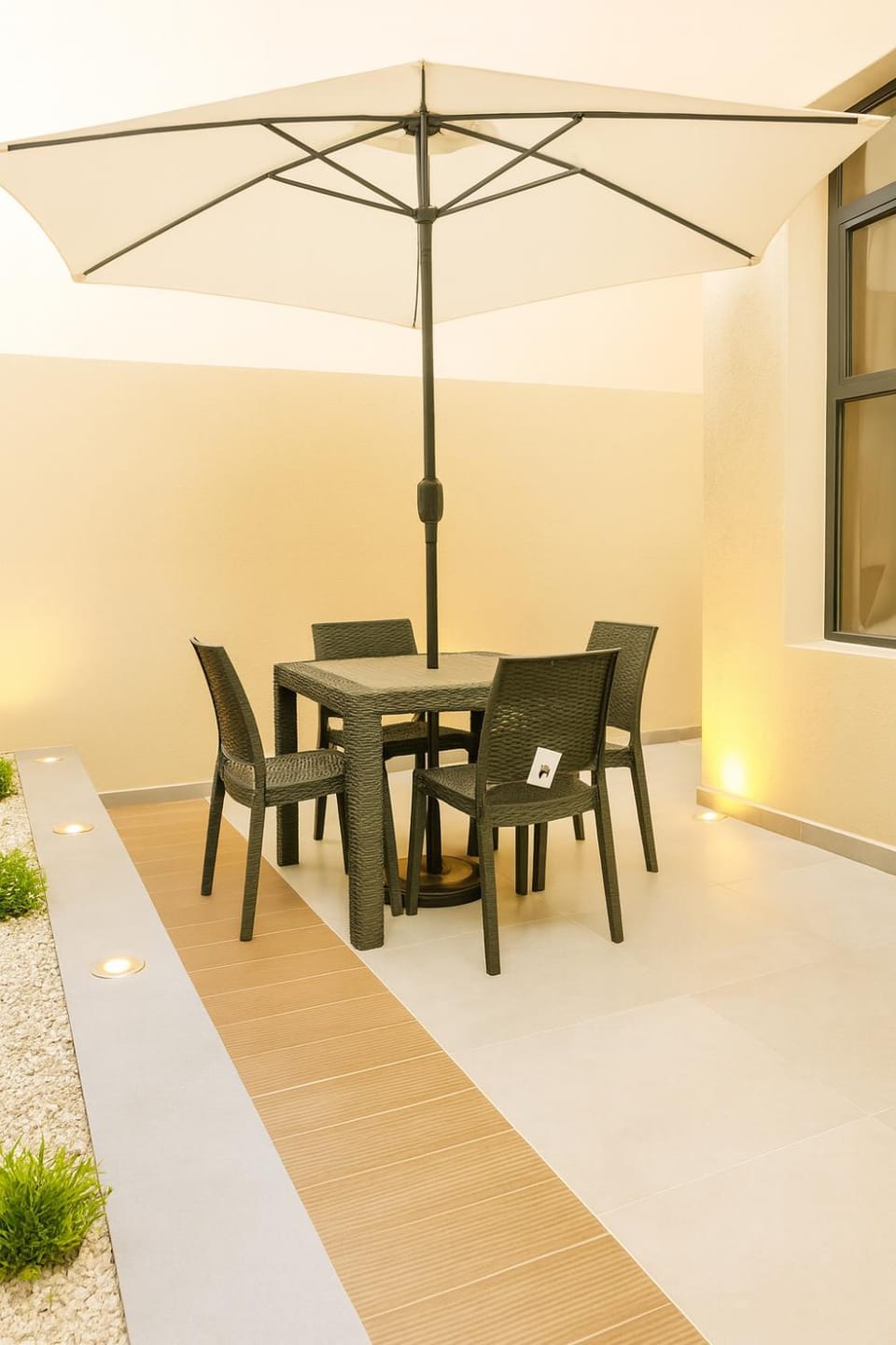 Patio, Seating area, Dining area