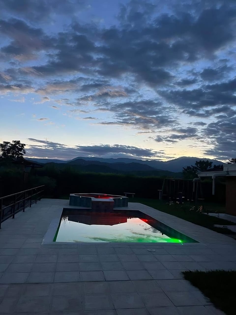 Day, Natural landscape, Mountain view, Pool view, Swimming pool, Sunrise, Sunset