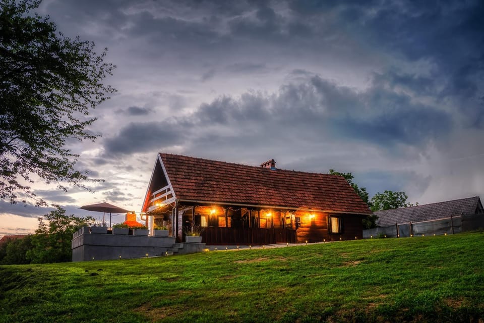 Property building, Night, Natural landscape, Garden, Garden view