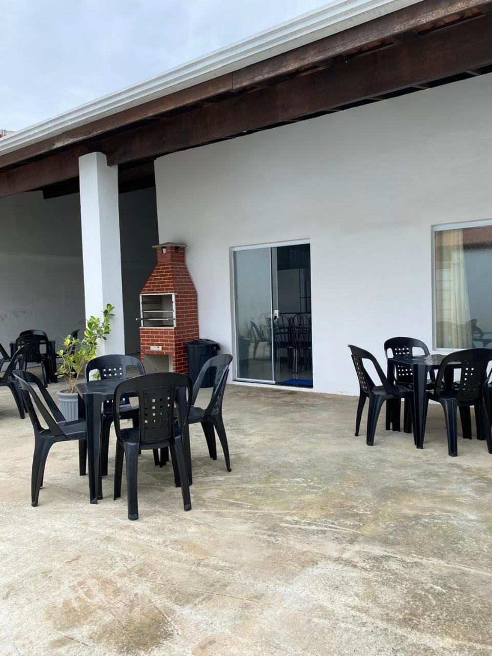 Patio, BBQ facilities, Seating area