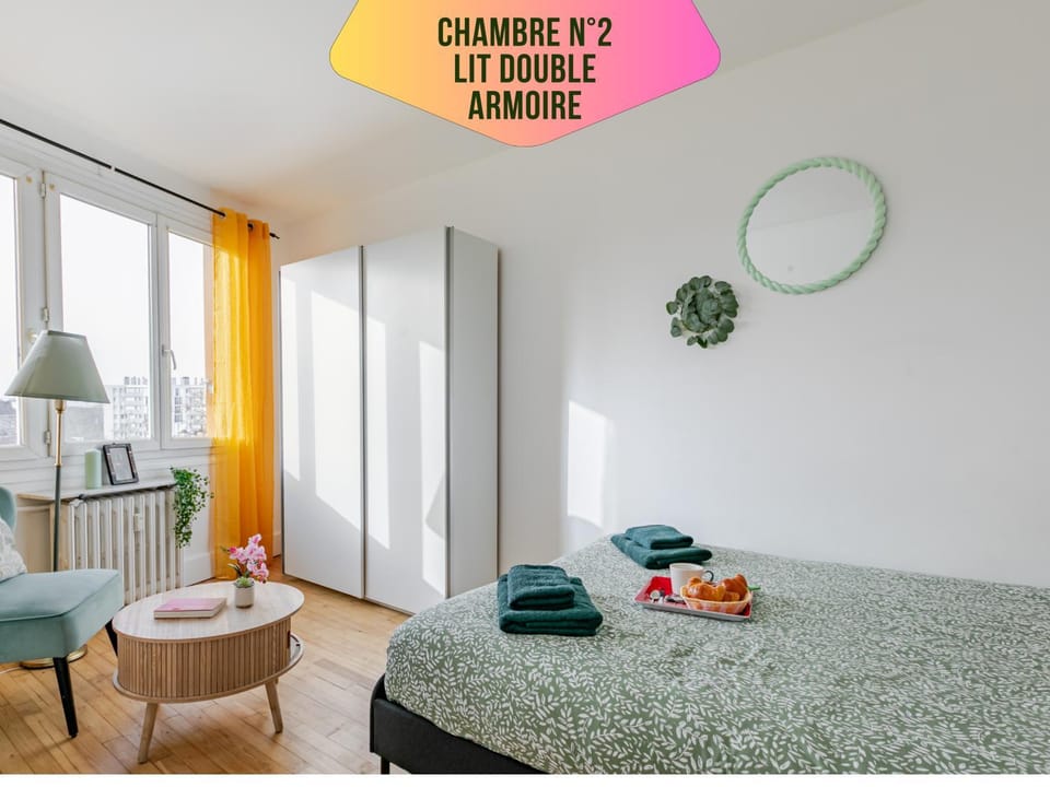 Le Panoramique, City-Center, vue dégagée - confort Apartment in Créteil