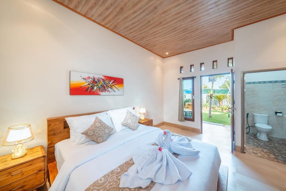Bed, Bathroom, Photo of the whole room, Bedroom, towels