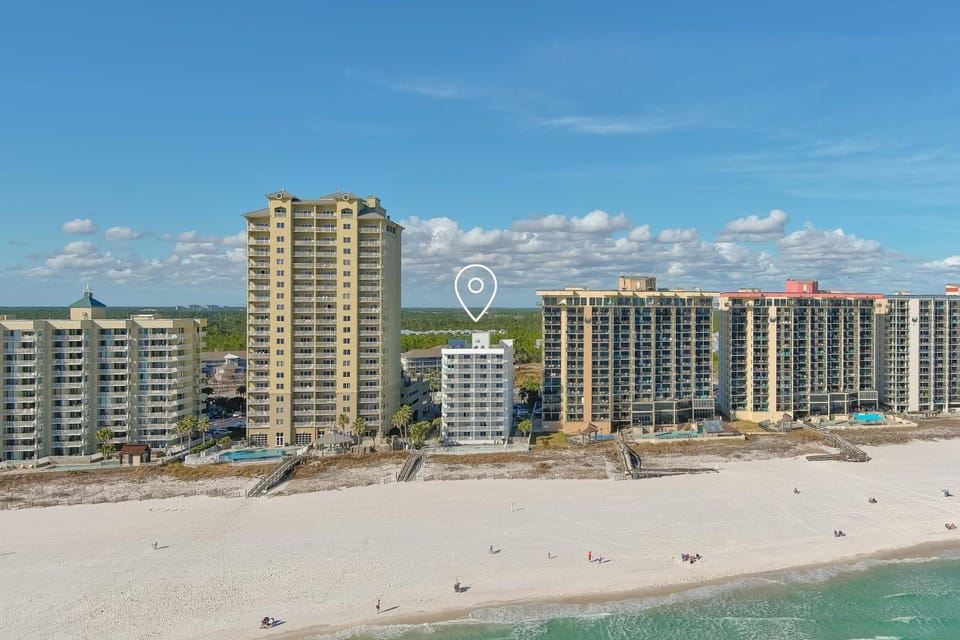 Property building, Bird's eye view, Beach, Sea view