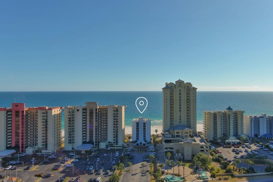 Property building, Bird's eye view, Beach, Sea view, Location