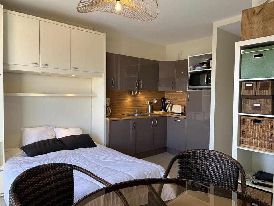Studio au Lavandou, climatisé, avec terrasse vue mer et Wi-Fi - FR-1-251-879 Apartment in Le Lavandou