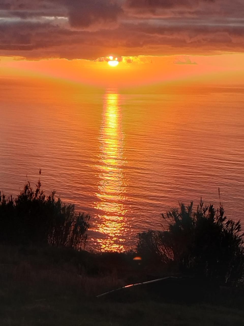Natural landscape, Sea view, Sunset
