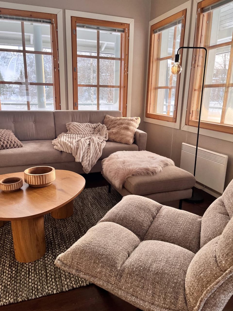 Talviranta - Lakefront Cottage - Ruka-Pyhä 2x SKIPASSES included - Free Skibus doorstep Apartment in Finland