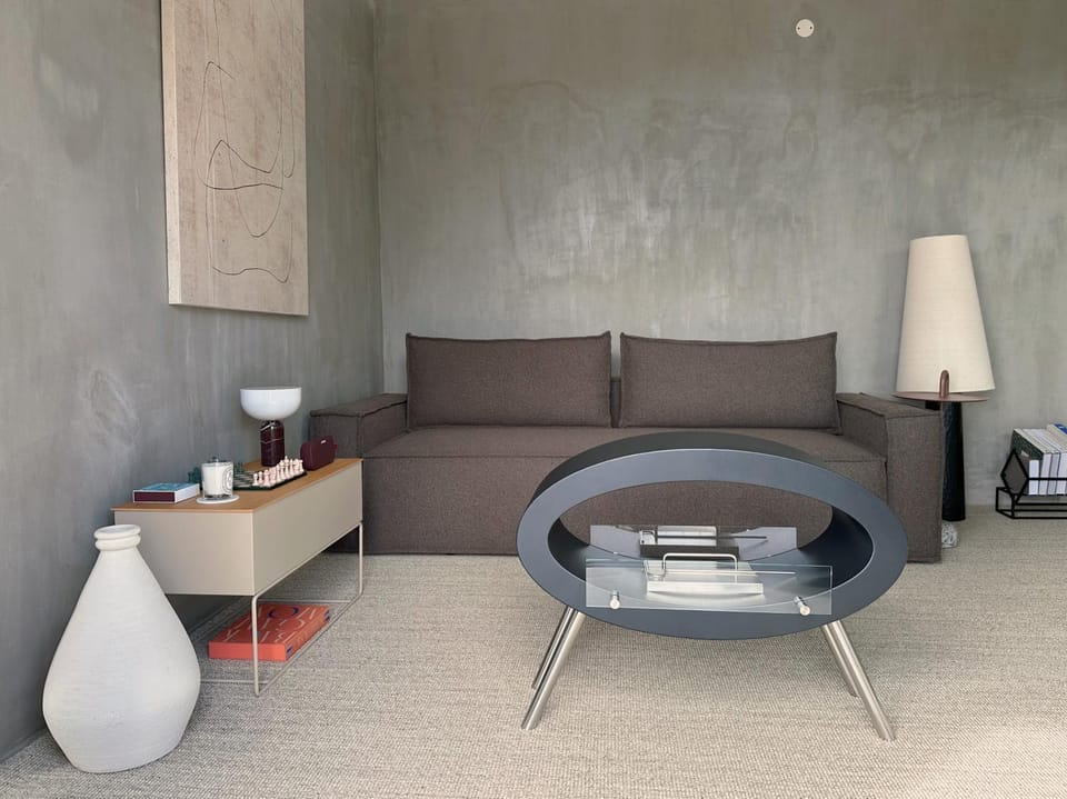 Living room, fireplace