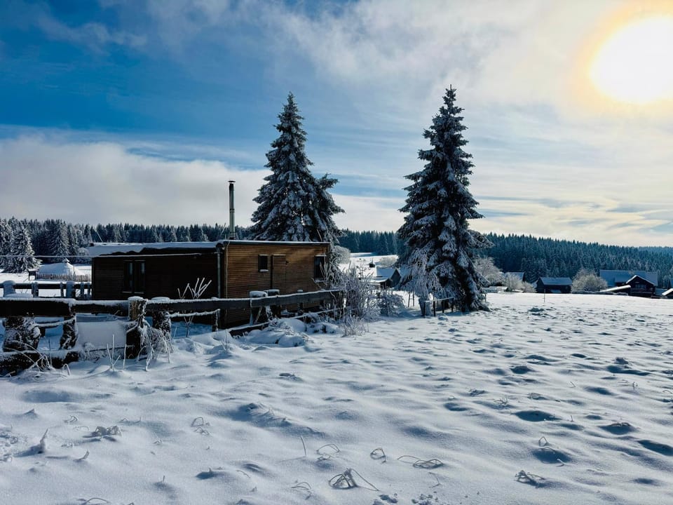 Day, Natural landscape, Winter, Mountain view