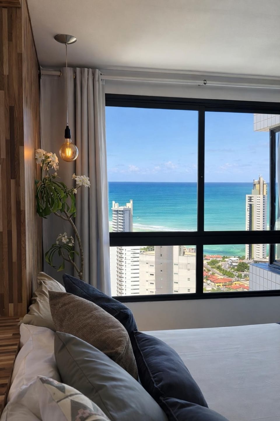 Lazer, conforto, e tranquilidade com uma vista exuberante para o mar - Flat 01 Apartment in Parnamirim