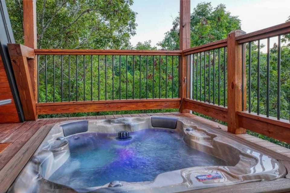 Hot Tub, Sunset
