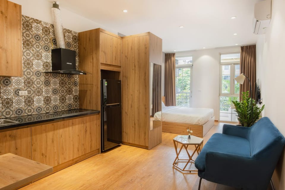 Kitchen or kitchenette, Living room