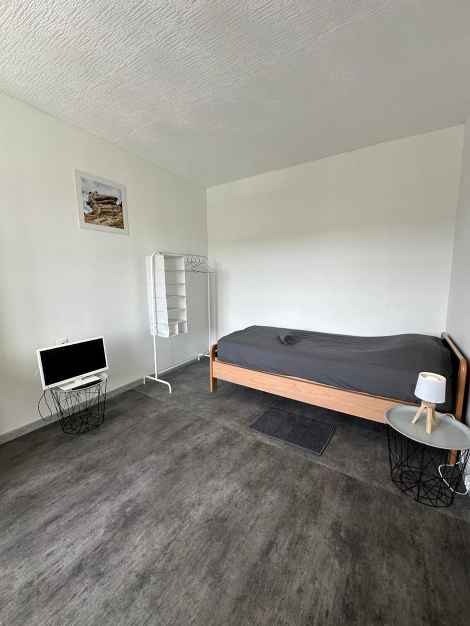 Communal lounge/ TV room, Bed, Photo of the whole room, Bedroom