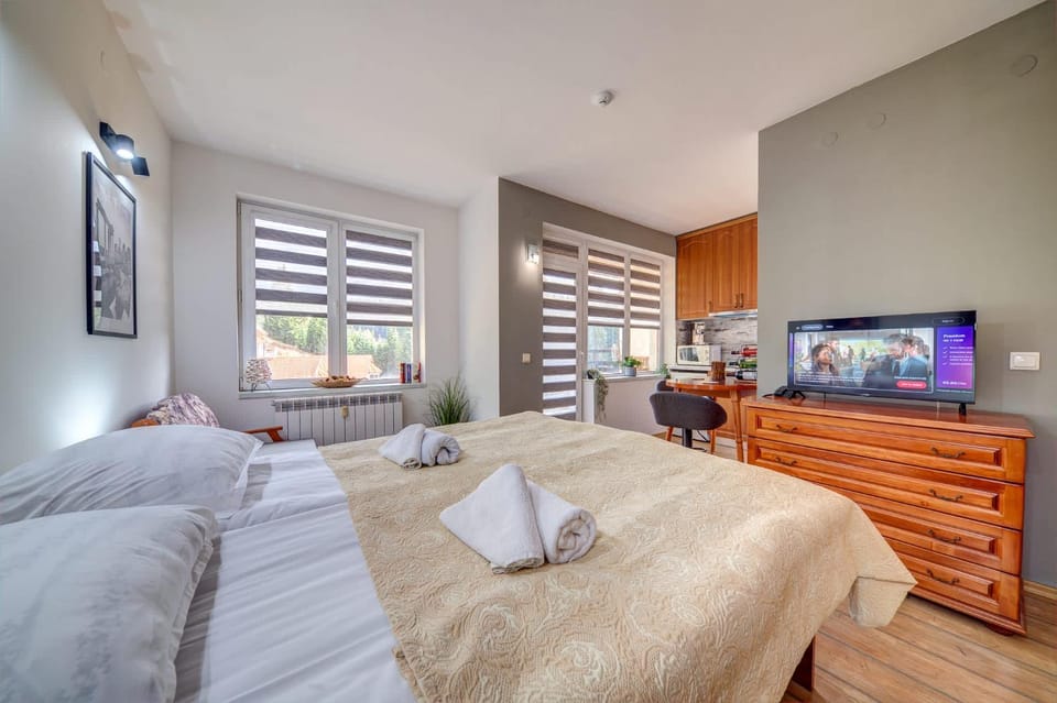 Bed, TV and multimedia