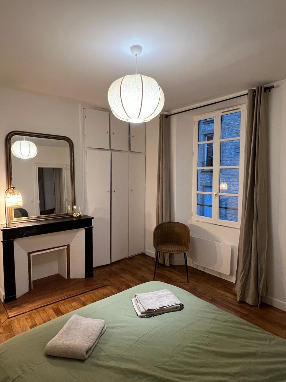 Bed, Bedroom, wardrobe