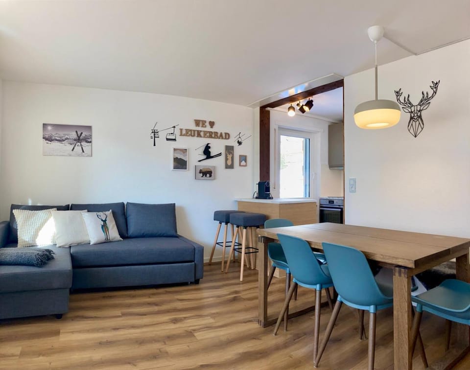 Large 1 bedroom - Free parking - Dream views- Apartment in Canton of Valais