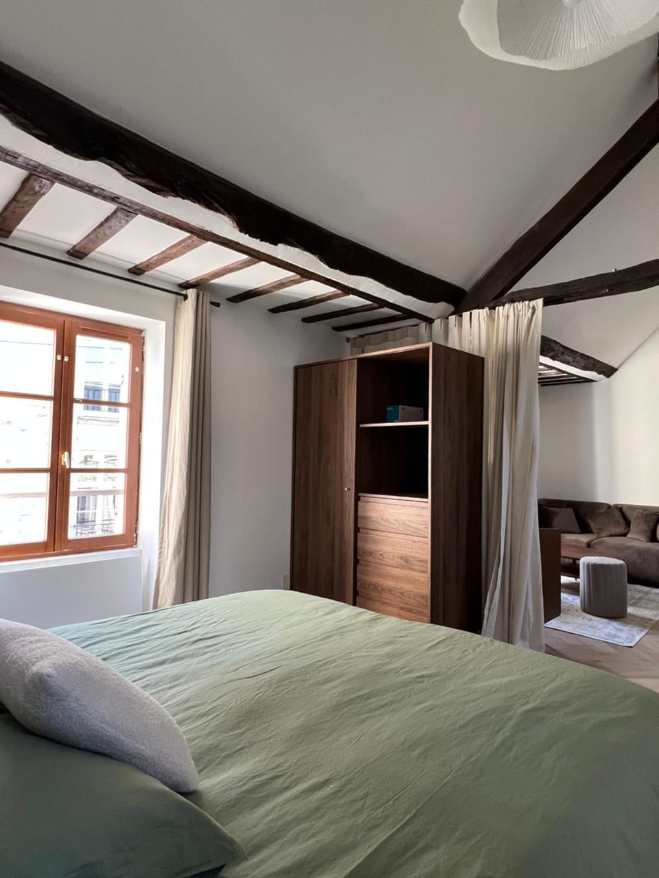 Bed, Photo of the whole room, Bedroom, wardrobe