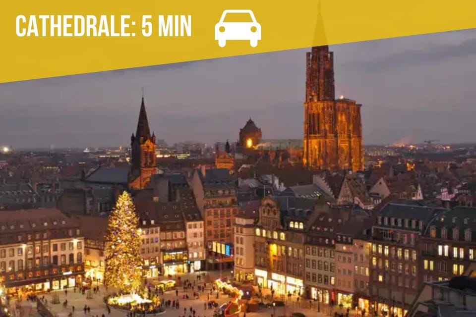 Appart neuf & cosy - Centre - 7 pers - Strasbnb Apartment in Strasbourg