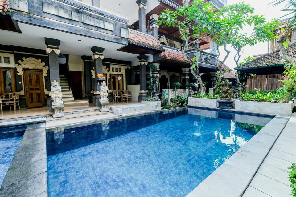 Property building, Pool view, Swimming pool