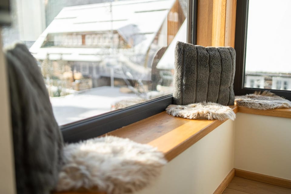 Winter, View (from property/room), Living room, Seating area