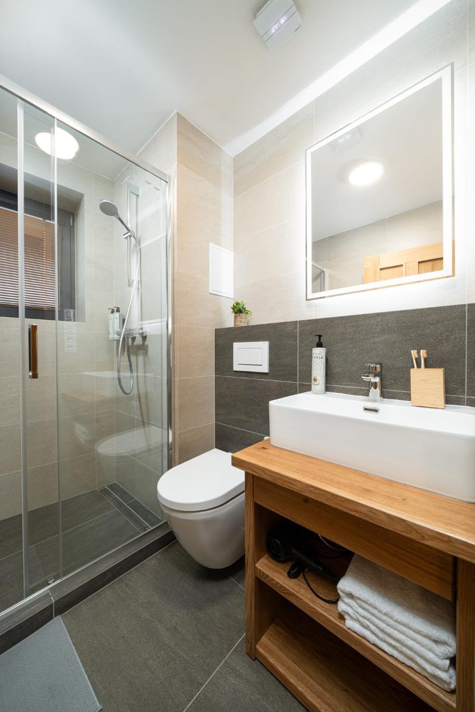 Shower, Toilet, Bathroom, towels