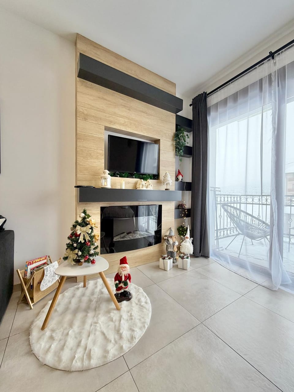 TV and multimedia, Evening entertainment, fireplace