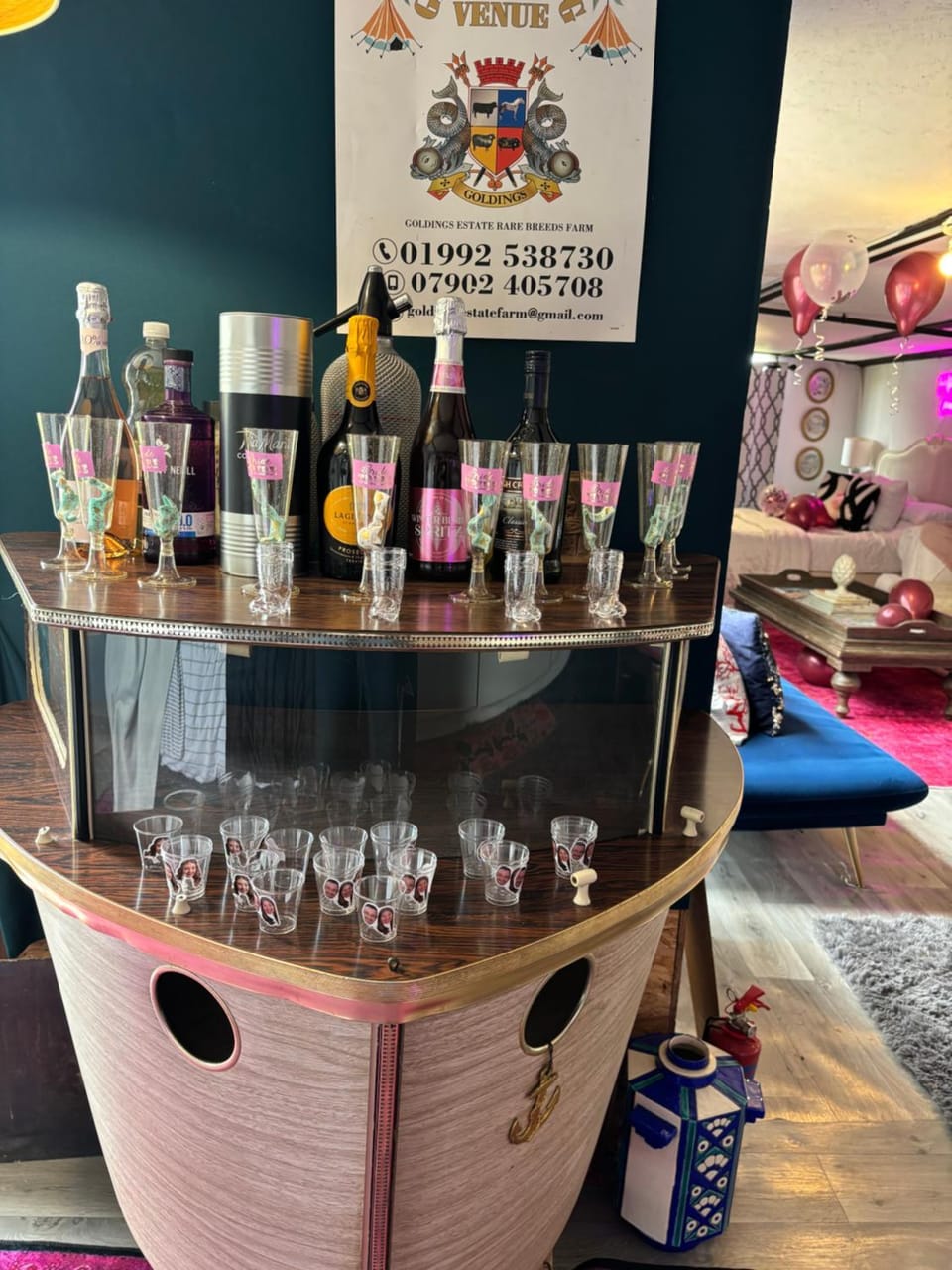 Outlook farm cabin firepit Cabin in Hertford