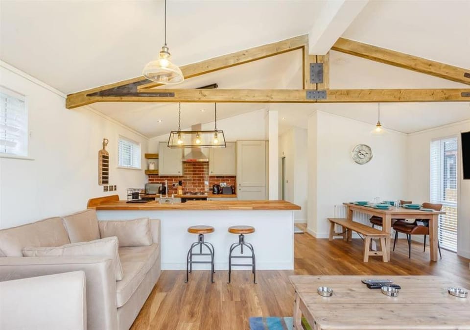 Kitchen or kitchenette, Living room, Dining area