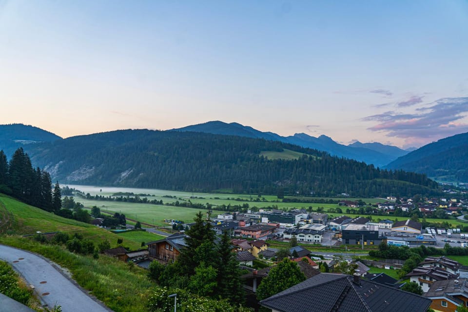 Natural landscape, Bird's eye view, City view, Mountain view