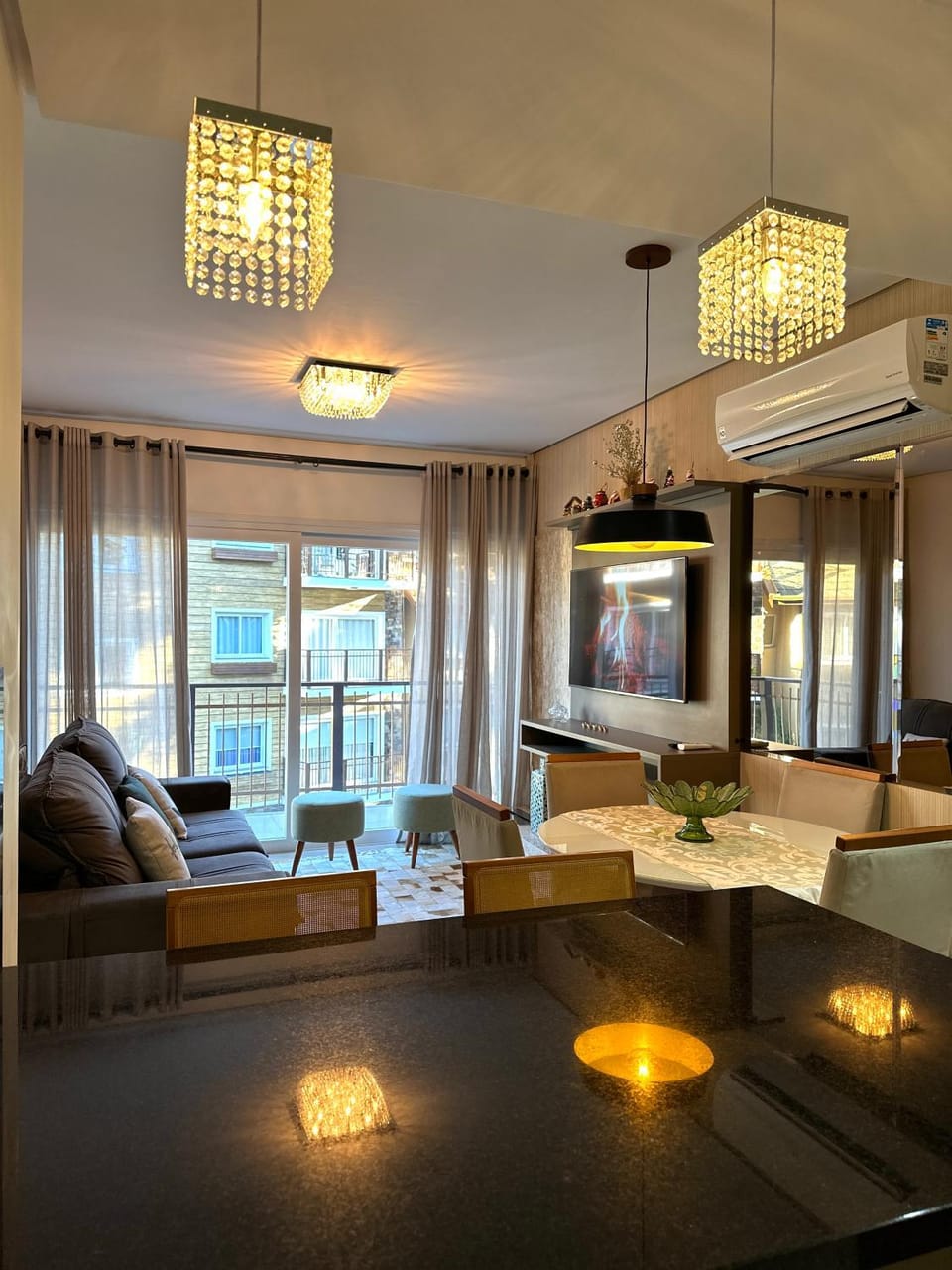 Viva o Melhor - Apto em Condomínio com Piscina e Hidromassagem Apartment in Gramado