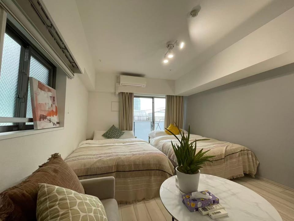 Bed, Bedroom, air conditioner