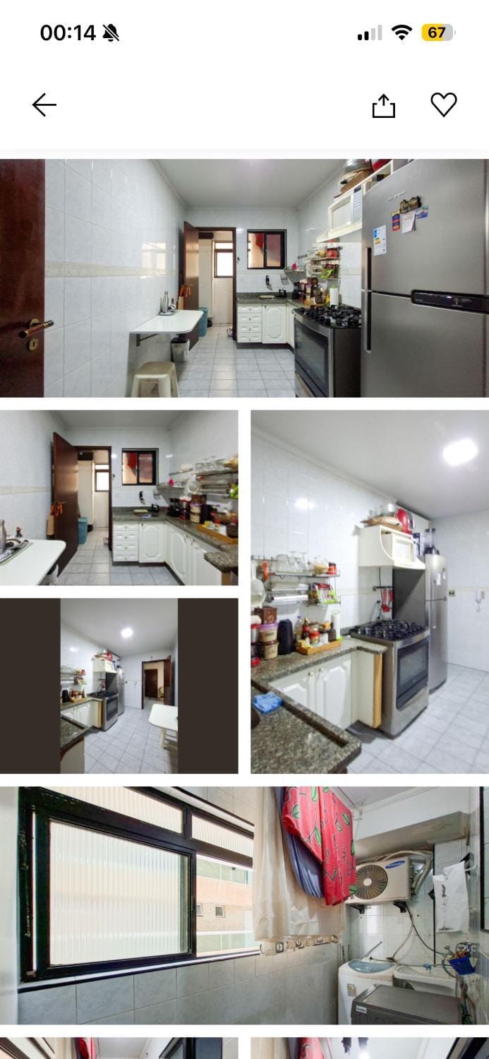 Apartamento Pé na areia em Praia Grande Apartment in State of São Paulo